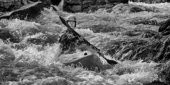 Whitewater kayaking 001, Leif Alveen, Stella Polaris